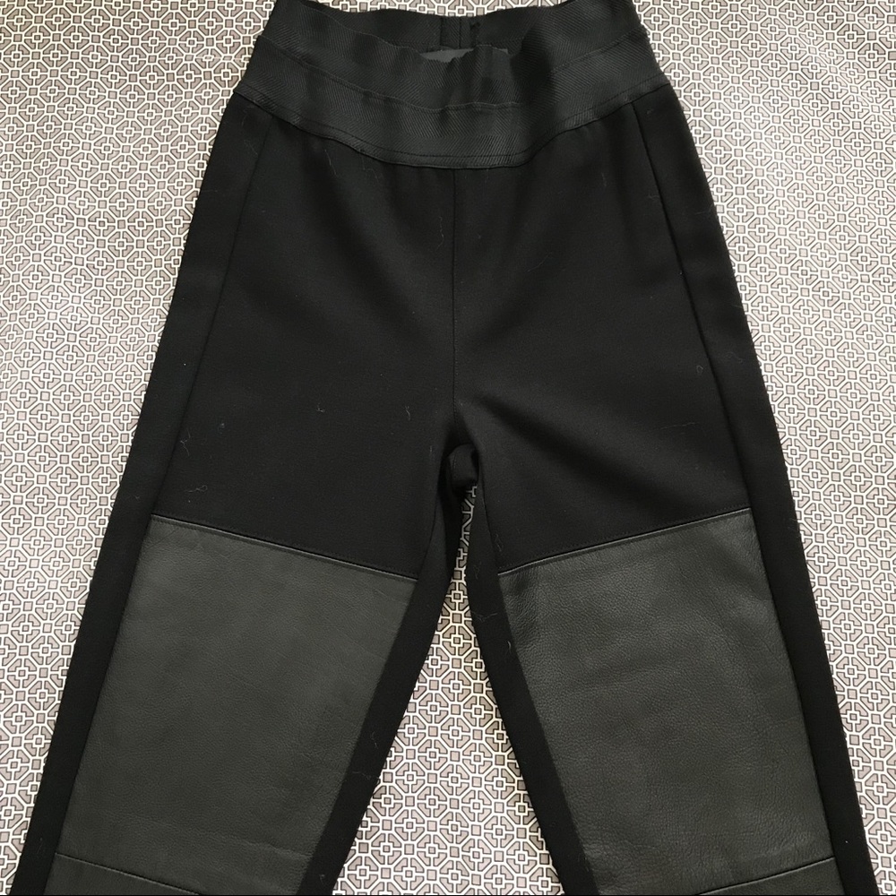 PAIGE GENUINE LEATHER HIGH WAIST PANTS - Picture 3 of 8